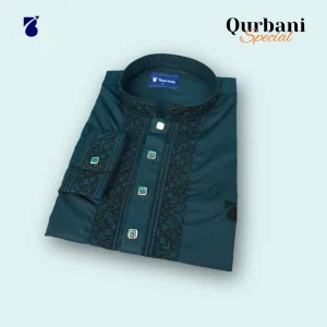 Premium Panjabi (Sea Green)